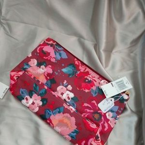 TWELVE NYC FLORAL ZIP POUCH FLORAL MULTI